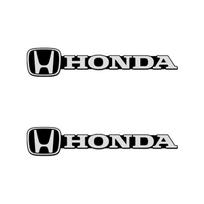 2/4 vnt. 3D aliuminio automobilio garso kolonėlės dekoratyvinis ženklelis lipdukas Honda Civic Fit Jazz Accord Pilot Passport Stepwgn CRV BRV HRV Vezel 2pcs