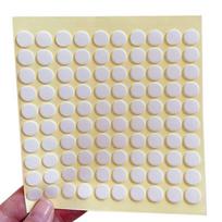 Skaidrūs Nematomi Balionų Klijų Taškeliai Dvipusiai Lipnūs Taškeliai Lipdukai Juosta Apvalūs Lipnūs 1PC beige