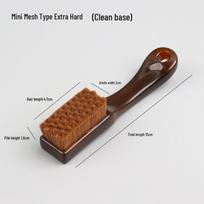 Wenwan Soft & Hard Bristle Carbon Ash Brush with Walnut Monkey Head & Vajra Bodhi Bracelet