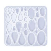 Resin Pendant Moulds Earrings Molds Droplet Accessories Epoxy Resin Jewelry Mold Silicone Material for Earrings Pendants
