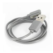 USB į 2 kontaktų magnetinis įkrovimo laidas Donlim DL-BX910/MR9600/2511-2519 nešiojamam sulčiaspaudžiui, ilgis 23,6 colio pilka