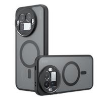 Dėklas Realme GT 8 Pro, magnetinis, belaidžio įkrovimo, minkštas TPU rėmelis, kieto plastiko, permatomas matinis, atsparus smūgiams, telefono galinis dangtelis For Realme GT 8 Pro juoda