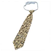 Women Men Student Neck Tie for Uniform Vintage Leopard Pattern Pre Tied Tie School Shirt Collar Ties for Cosplay Party 1 leopardo rašto spalva