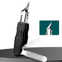 3-In-1 Anti-Splash Nail Clippers Multi-Style Ingrown Toenail Cuticle Cutter Diagonal Pliers Household Nail Trimmer Manicure Tool
