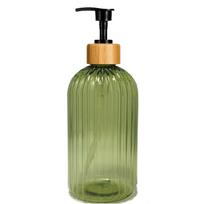 1 vnt. 500 ml muilo dozatorius su pompa, pripildomas šampūno tuščias butelis, virtuvės, vonios kambario rankų, kūno prausimosi priemonės, losjono konteineris žalia