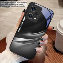 Lucky Gradient Ripple For Xiaomi 14 Ultra 13 Lite Redmi Note 13 11 Pro 12 Plus Poco X6 3 Pro F4 6 GT Tempered Phone Case For Note13ProPlus