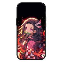 for Samsung Galaxy S25 S24 S23 S22 Ultra FE Plus A37 A57 A56 A55 A06 A16 A15 A36 A26 A35 A05 A25 A54 A34 Phone Case Demon Slayer Nezuko Daki Gyutaro for Samsung Galaxy A37 5G rausvai ruda