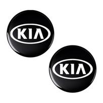 Car Key Emblem Stickers Auto Control Key Logo Car Accessories For KIA Rio Ceed Sportage Cerato Soul Sorento Flip R K2 K3 K5 Soul 2pcs