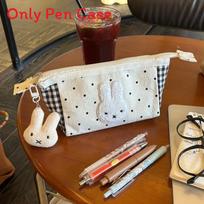 Miffy Bunny Pencil Case With Large Capacity For Girls School Supplies And Makeup Storage