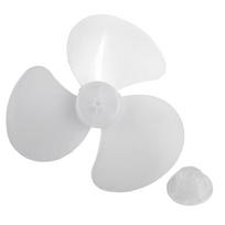Plastikinis ventiliatoriaus sparnas 12/16 colių Elektrinio ventiliatoriaus priedai Nauja atsarginė dalis Stovimam ventiliatoriui black-12inch