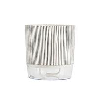 Transparent Self-watering Plants Pot Green Plants Lazy Flower Pot  Garden Supplies S-vertical stripes