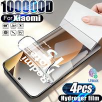 4 vnt. hidrogelio plėvelė, skirta Xiaomi Redmi Note 15 Pro Plus, minkštas ekrano apsaugas, skirtas Redmi Note 12 12S 11S 10S 13 14 Pro Plus, HD plėvelė Redmi Note 14 Pro 4G (Global) balta