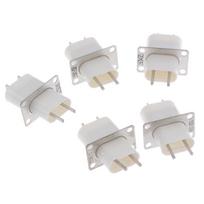 5Pcs Electronic Microwave Oven Magnetron 4 Filament Pin Sockets Converter Home Appliance repair parts