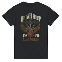 Uriah Heep Marškinėliai - Klasikinės Roko Grupės Marškinėliai, Vintažiniai Koncertiniai Prekės, Dovana Muzik L