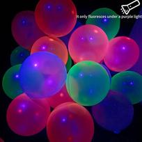10 vnt Neoniniai švytintys balionai, daugkartiniai šviečiantys tamsoje balionas 10 colių su gimtadieniu, vestuvių pasidaryk pats fluorescencinio baliono arka