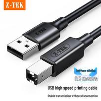 Z-TEK USB Printer Data Cable 0.5 meter