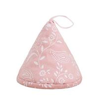 1Pc Triangle Pot Hat Non-Slip Stove Handle Mitt for Cast Iron Skillet Hanging rožinė