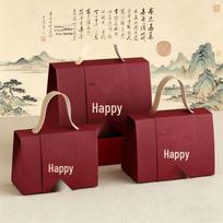 2026 Modern Engagement & Wedding Candy Gift Box Set - Elegant Texture & Empty Candy Bags Included Small (5.5*8*11cm)
