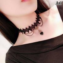 1pc Beautiful Sexy Gothic Chokers Crystal Black Lace Neck Choker Necklace Vintage Victorian Women Chocker Steampunk Jewelry