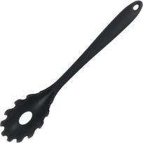 12-Inch Spaghetti Spoon, Non-Slip Silicone Teeth, Heat Resistant Kitchen Utensils with Storage Holes, Dishwasher Safe 1PC juoda
