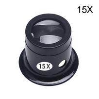 1/4Pcs 3X/5X/10X/15X/20X Eye Loupe Magnifiers Watch Repair Tool Kit Jewelry Loupe Eyepiece Magnifiying Glass Watchmaker Tools