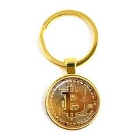 Naujausias Bitcoin pakabukas raktams 6 stiliai aukso ir sidabro spalvos muzikos grupės raktų pakabukas pakabukas moterims ir vyrams papuošalų kolekcija dovana