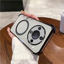 Case for HONOR X9b,X9a Clear Magnetic Casing Electroplated Lens Frame Phone Cover HONOR X9b juoda