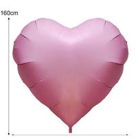 63 Inch Valentine's Day Balloon Oversized Aluminum Film Love Confession Balloon Giant Red Inflatabl Proposal Decoration Balloon 10inch rožinė