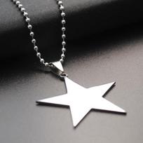 Hip Hop Pendant Necklace Unisex Cool Beads Chain Choker Fashion Stainless Steel Jewelry for Men And Women