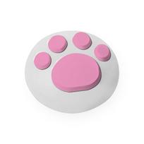 R36s Handheld Game Console Cat Paw Silicone Joystick Grip Cover