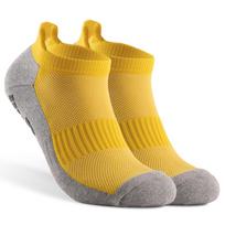 Neslystančios futbolo kojinės Sportinės kulkšnies kojinės Atletiškos žemo kirpimo kojinės lauko treniruotėms Greitai kvėpuojančios 1 Pair of socks geltona