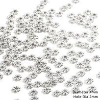 200vnt 4mm 5mm 6mm ramunėlių žiedų tarpikliai metaliniai Tibeto sidabro spalvos tarpiniai karoliukai papuošalams gaminti 4mm