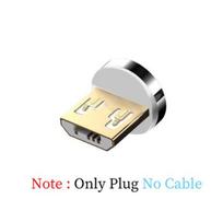 3A magnetinis USB laidas skirtas iPhone Micro Type C greito įkrovimo duomenų įkrovimui USB C mobiliajam telefonui 1Plug sidabras