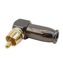 RCA Male Plug Dešiniojo kampo Vaizdo/Garso Laido Jungtys Paauksuotas RCA Lizdo Kištukas Garso Garsiakalbio Jungtis