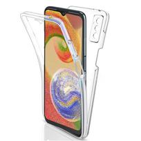Telefono dėklas, skirtas Samsung A14 5G Cover 360 Dvigubas kompiuteris + silikoniniai skaidrūs dėklai, skirti Samsung Galaxy A14 A 14 5G galaxyA14 viso korpuso TPU + kompiuterio dėklas Samsung Galaxy A14 5G gryna