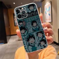 Telefono dėklas iPhone 14 13 12 11 Pro Max Xs Max Xr X 12mini 14 Plus Se Midoriya Izuku My Hero Academia Dėklas Funda Capa Cell iphone 14ProMax