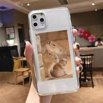 Telefono dėklas skirtas iPhone 14 Pro Max 13 12 11 Pro Max Xs Max Xr X 12mini 7 8 14 Plus Se Funny Animal Capybara Case Funda Capa Cell iphone 14ProMax