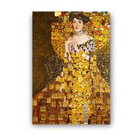 Retro garsūs Gustavo Klimto plakatai ir spaudiniai Drobės tapyba Šiuolaikinis namų dekoras Sienų meno paveikslas interjerui Svetainėje Be rėmelio 21*30cm