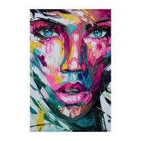 Abstraktus Grafiti Menas Spalvingas Mergaičių Veidas Drobės Paveikslai Ant Sienos Meno Plakatai Ir Spaudiniai Gatvės Meno Paveikslai Namų Dekoras 20x30cm
