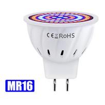 E27/B22/MR16/E14/GU10 Hidroponinis augimas Light Led Grow lemputė viso spektro 220V augalų gėlių sodinukų fitolampa MR16 48Leds 220V
