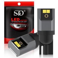 2 vnt. T10 LED lemputės itin ryškios W5W WY5W CSP lustai Led 194 168 Canbus pleištiniai automobilių stovėjimo žibintai Automatinė kupolinė lempa balta, skirta prošvaisiniams žibintams