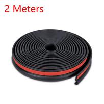SEAMETAL 2M/4M Z tipo automobilių durelių sandarinimo juostelė 25 mm universalūs automatiniai A/B/C stulpų guminiai sandarikliai 2Meters