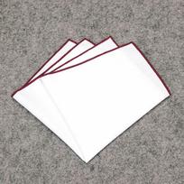 Vyriška balta nosinė balta ekologiška kišeninė kvadratinė Hankies medvilnė, minkšta vienspalvė kava