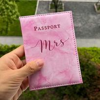 Mieli pono ir ponios pasų viršeliai, skirti moterims, poros paso turėtojams rožinė