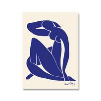 Henri Matisse Rožinis Mėlynas Aktas Plakatai Vintažinis Sienų Menas Drobės Tapyba Abstraktus Seksualaus Kūno Spaudas Nuotraukos Svetainės Dekorui 21x30cm No Framed