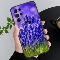 Levandų žiedų telefono dėklas, skirtas Samsung S24 S23 S22 S21 S20 Ultra S20 S22 S21 S23 S20 FE S24 Plus S20 Plus