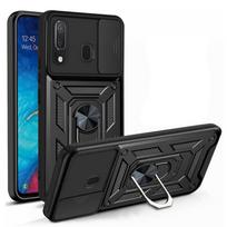 Kameros apsaugos telefono šarvų dėklas Apple iPhone 12 Samsung Galaxy A02S A03S Huawei Honor 9X Premium Xiaomi Redmi 9 Poco smūgiams atsparus silikoninis dangtelis iPhone 7 juoda