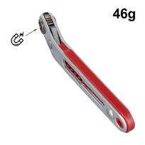 Compact Two Way Ratchet Screwdriver Set Corner Bend A gray