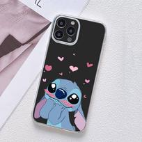 skirtas Motorola Moto Edge 40 30 neo G54 G24 G84 iPhone 15 14 Xiaomi Redmi Note 13 12 11 Pro Samsung Galaxy A34 A54 Pink Blue Lilo Anime Stitch telefono dėklas for Samsung Galaxy M31 aero
