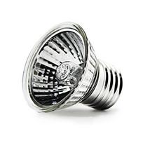 Roplių šildymo lempa Besisukantis dvigubos galvutės roplių šviesos laikiklis UVA/UVB šildymo lemputė 25W/50W/75W 50W sidabras